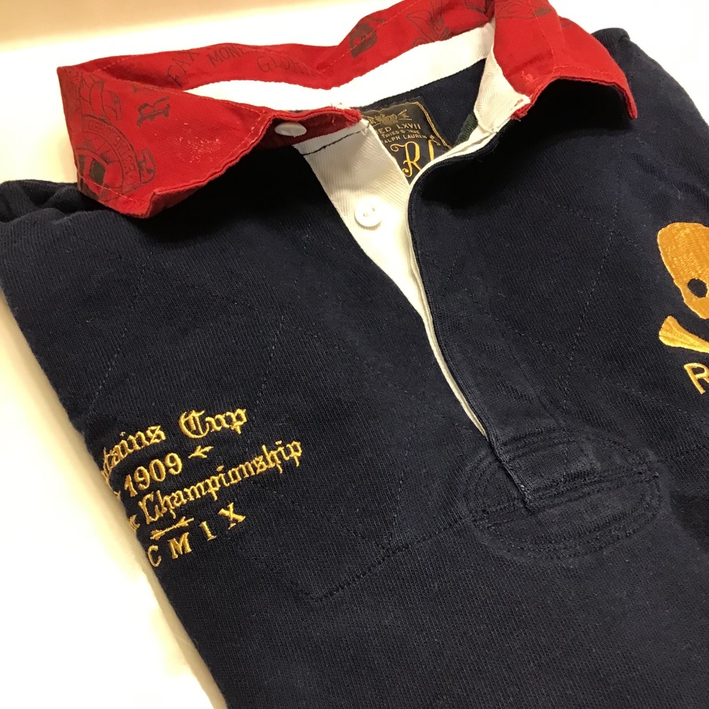 POLO RALPH LAUREN RUGBY MENS PULLOVER - Picture 5 of 16
